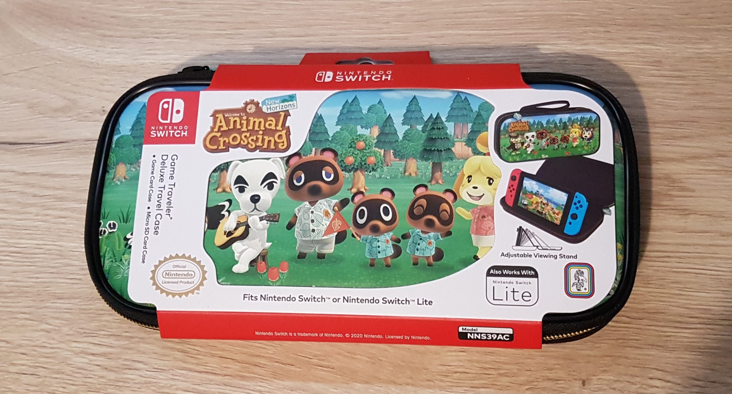 Housse de transport pour Nintendo Switch Lite Animal Crossing