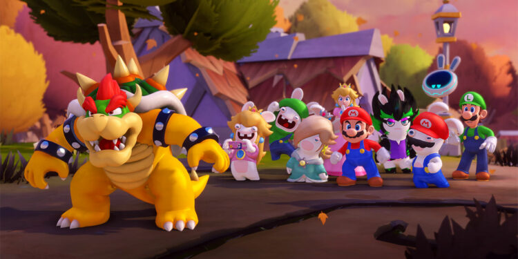 Ce jeu de Switch Mario et les Lapins Crétins profite d'un super