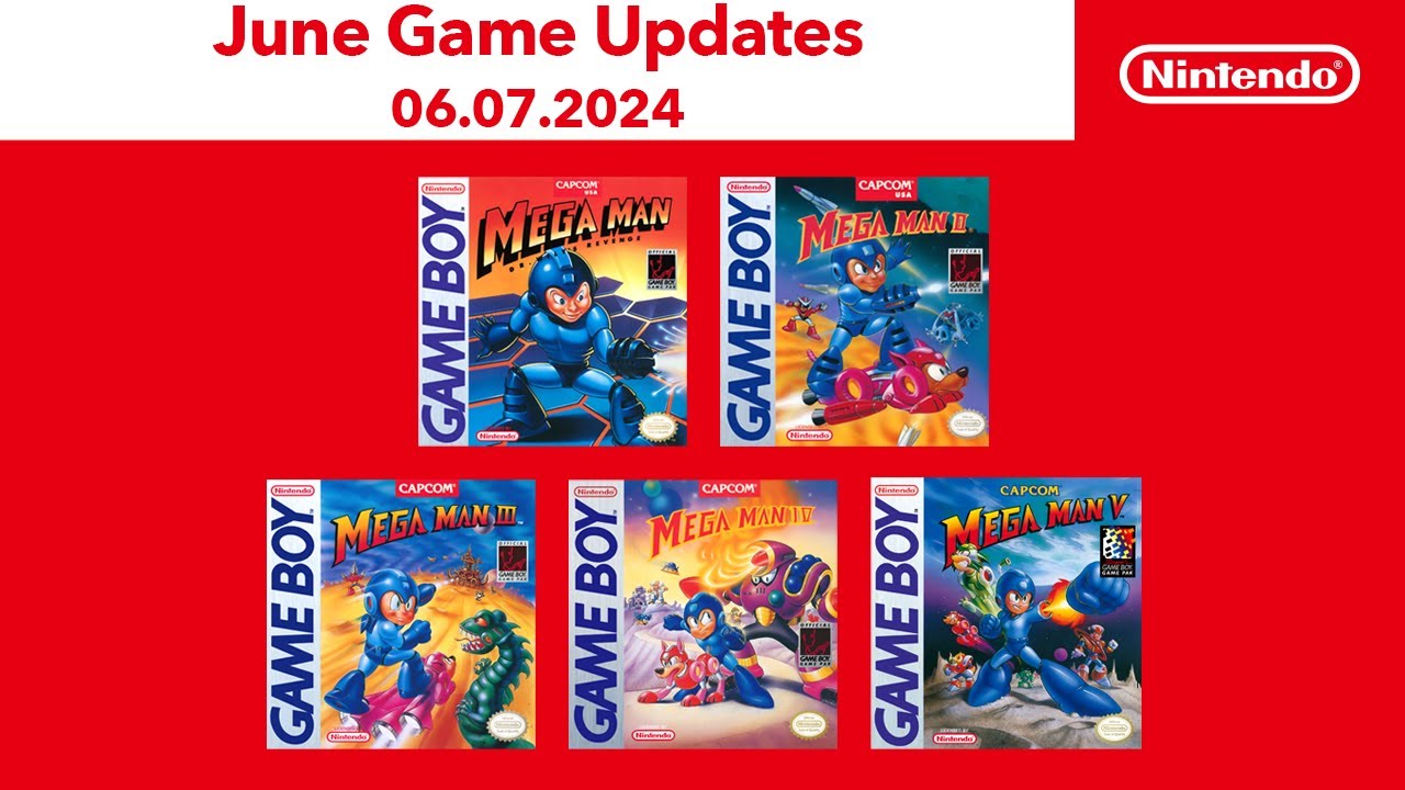 The 5 Mega Man (Game Boy) are coming to Nintendo Switch Online